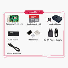 Load image into Gallery viewer, New 2019 Official Original Raspberry Pi 4 Model B Development Board Kit RAM 2G/4G 4 Core CPU 1.5Ghz 3 Speeder Than Pi 3B+