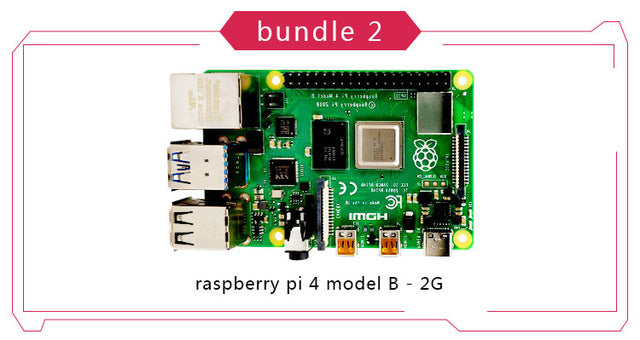 New 2019 Official Original Raspberry Pi 4 Model B Development Board Kit RAM 2G/4G 4 Core CPU 1.5Ghz 3 Speeder Than Pi 3B+