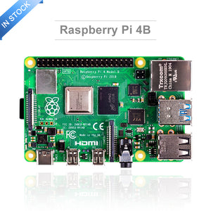 Dernière framboise Pi 4 modèle B avec 1/2/4GB RAM BCM2711 Quad core bras de Cortex-A72 v8 1.5GHz soutien 2.4/5.0 GHz WIFI Bluetooth 5.0