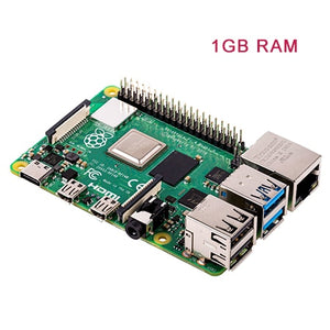 Dernière framboise Pi 4 modèle B avec 1/2/4GB RAM BCM2711 Quad core bras de Cortex-A72 v8 1.5GHz soutien 2.4/5.0 GHz WIFI Bluetooth 5.0