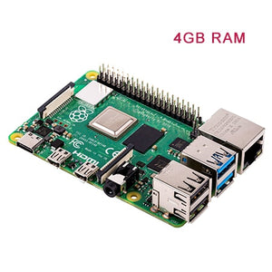 Dernière framboise Pi 4 modèle B avec 1/2/4GB RAM BCM2711 Quad core bras de Cortex-A72 v8 1.5GHz soutien 2.4/5.0 GHz WIFI Bluetooth 5.0